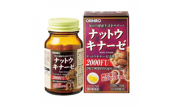 Nattokinase 2000fu Orihiro - Sản phẩm ổn định huyết áp của Nhật rất được ưa chuộng