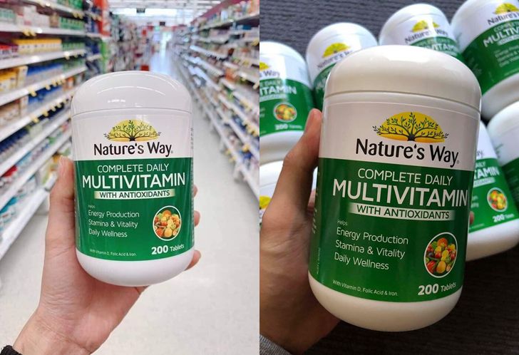 Nature Way Multivitamin chứa nhiều thành phần dinh dưỡng cơ thể