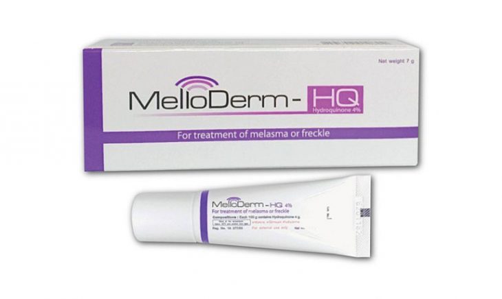 Thuốc Melloderm HQ 4% giảm đồi mồi trên da mặt sau 1-2 tháng sử dụng