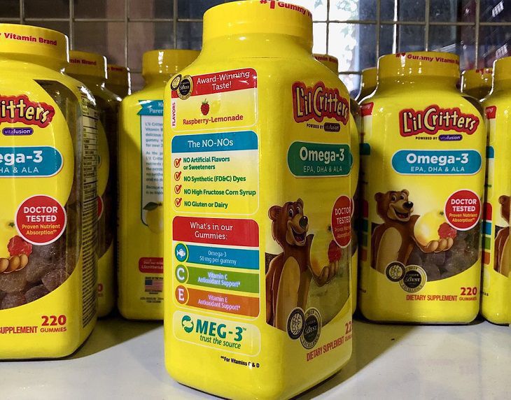 Một số câu hỏi liên quan đến Omega 3 L'il Critters