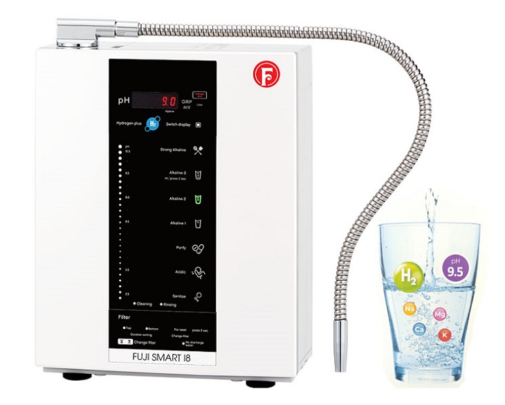 Nguồn nước được tạo ra từ máy điện giải Fuji Smart I8 mang nhiều đặc tính nổi bật