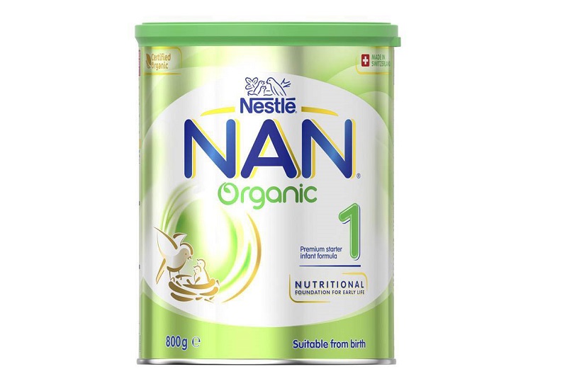 Sữa bột NAN Organic là sản phẩm của hãng Nestle nổi tiếng