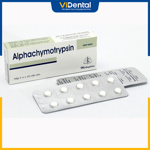 Thành phần chính của thuốc là Chymotrypsin 4220 USP