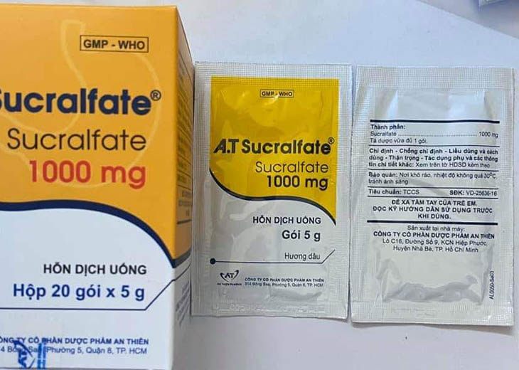 Thuốc đau dạ dày cho trẻ em A.T Sucralfate