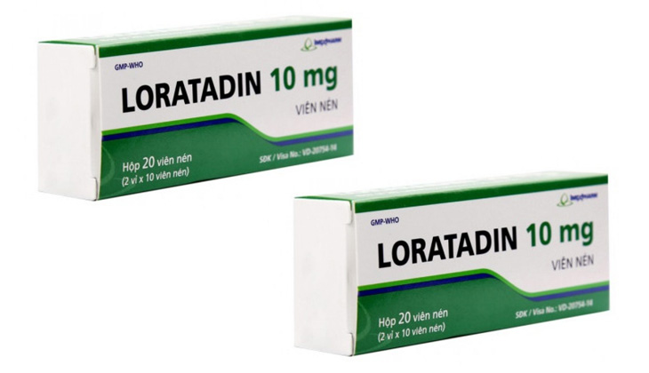 Loratadine là thuốc dị ứng dùng phổ biến hiện nay