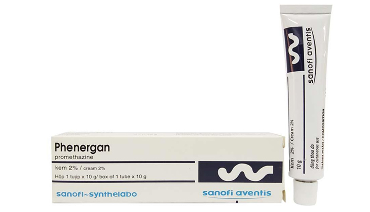 Phenergan là thuốc bôi giúp giảm ngứa và ửng đỏ da