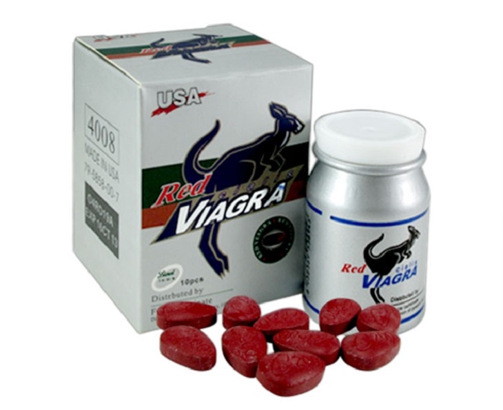 Red Viagra sẽ kích thích máu lưu thông đến hạ bộ, tăng độ cương cứng cho dương vật