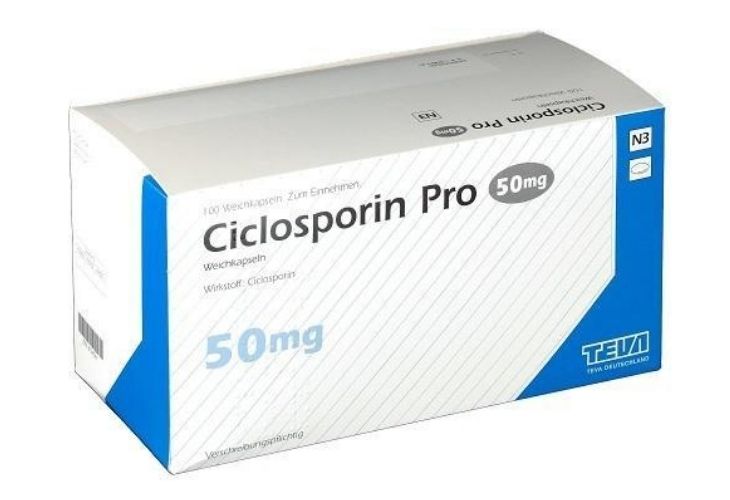 Dùng với Ciclosporin với nồng độ khuyến cáo để đảm bảo an toàn