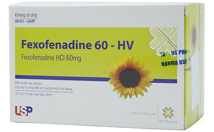 Thuốc trị viêm xoang sàng Fexofenadine lọt top 1 bán chạy nhất hiện nay