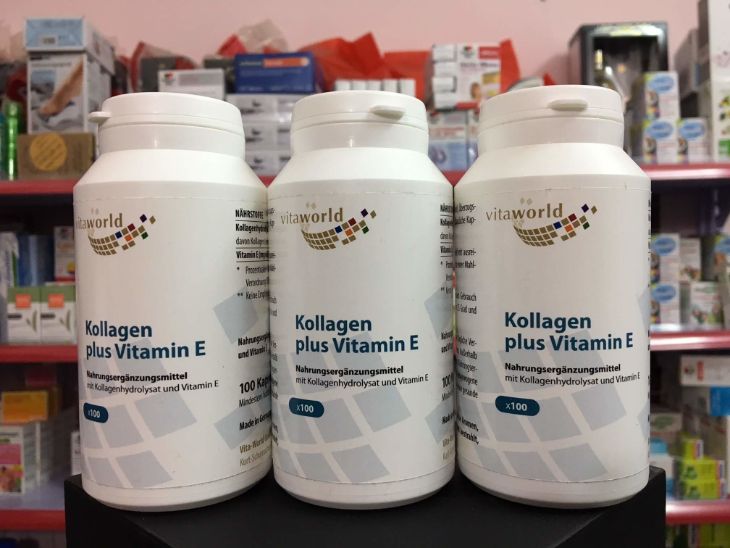 Bao bì sản phẩm Kollagen Plus Vitamin E