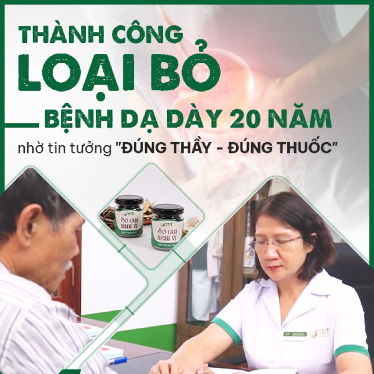 Bệnh nhân Nguyễn Bá Thành chữa bệnh dạ dày bằng Sơ can Bình vị tán